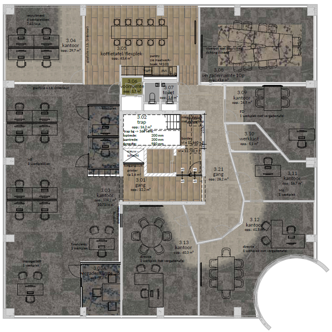 Plattegrond 3E Verdieping